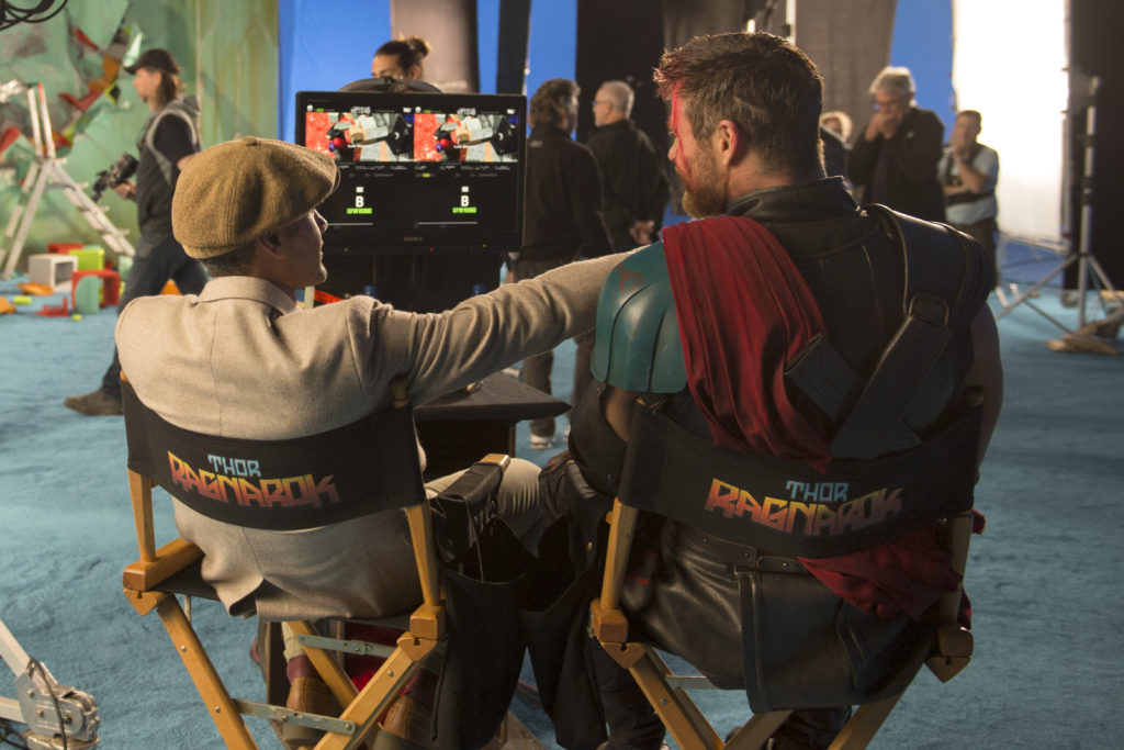 Taika Waititi and Chris Hemsworth Taika Waititi and Chris Hemsworth